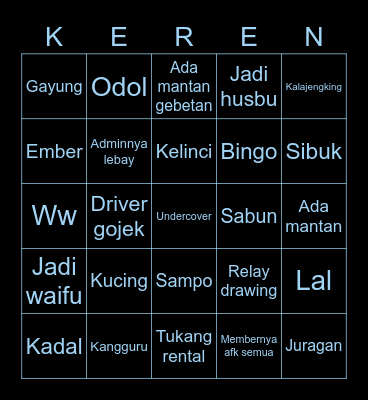 Jooyeon Bingo Card
