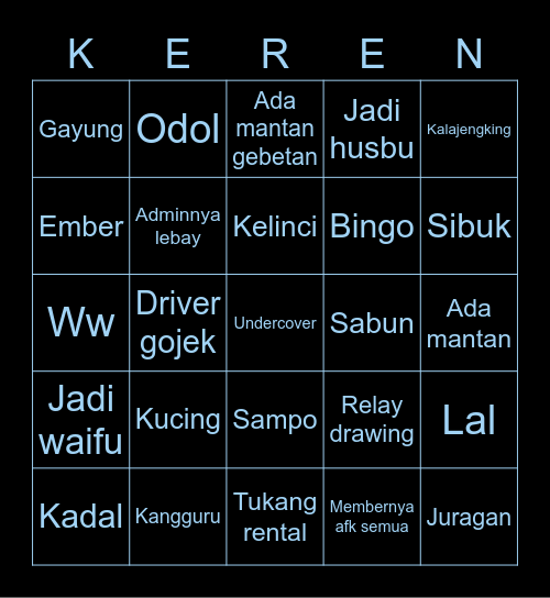 Jooyeon Bingo Card