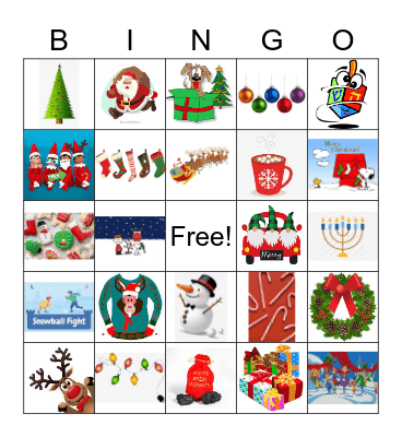 HOLIDAY BINGO Card