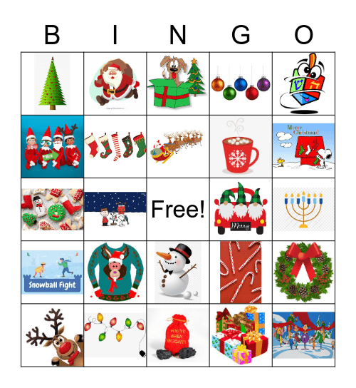 HOLIDAY BINGO Card