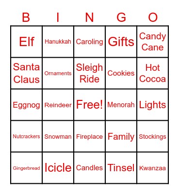 Coffee Break Bingo Card