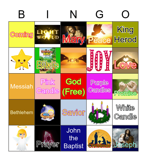 2021 Advent Bingo Card