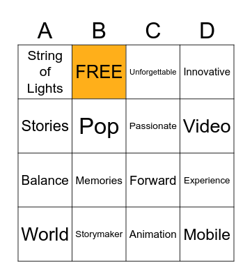 Site Bingo Card