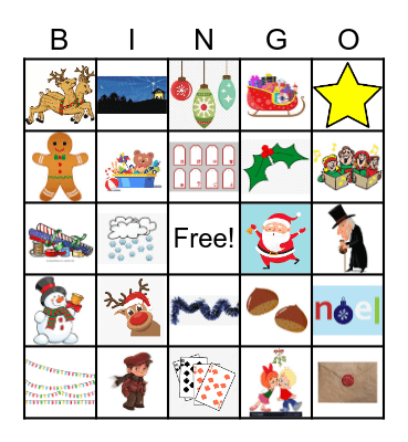 Lorraine's Christmas Bingo Card