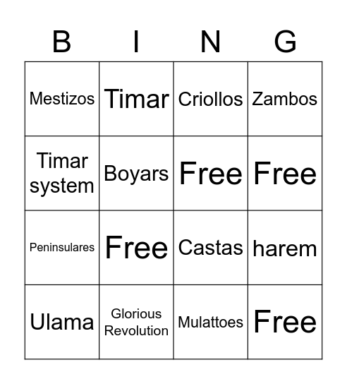 4.6-4.7 Board Bingo Card