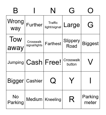 Review Bingo Card