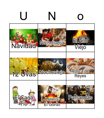Tradiciones & Celebraciones Bingo Card