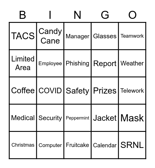 Group Meeting Bingo Card