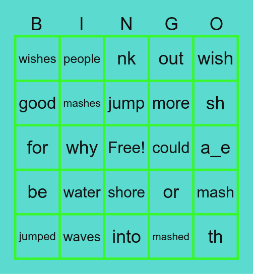 ECRI REVIEW Bingo Card