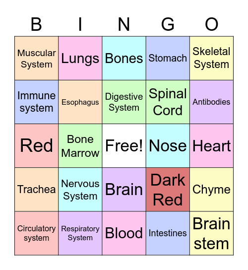 Doctor! Doctor! Bingo Card