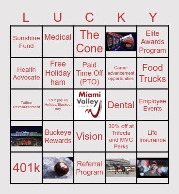 BENEFITS BINGO Card