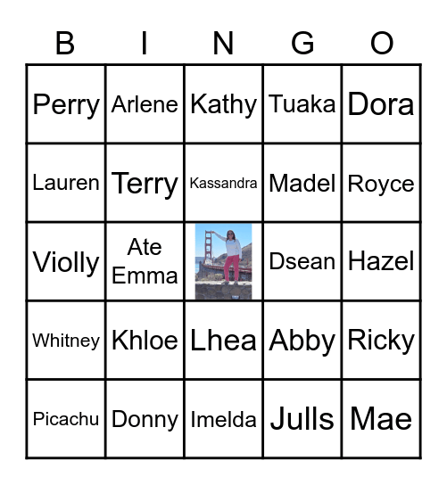 Neutral Friends Bingo Card
