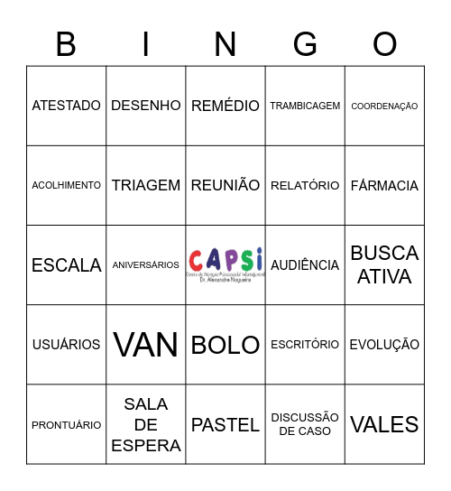 CHRISTYMAS BINGO Card