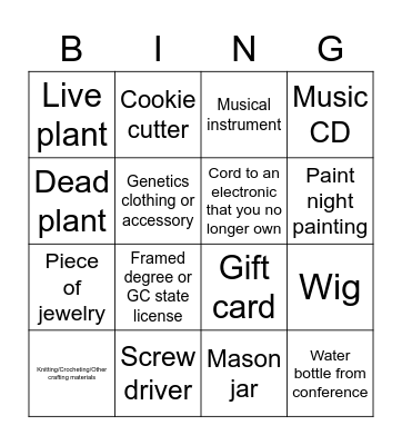 AUG Winter Advocacy Event Bingo Card