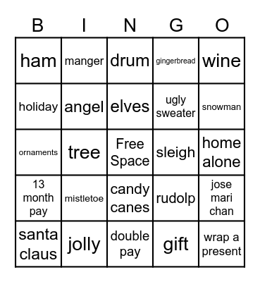 IT INFRA Bingo Card