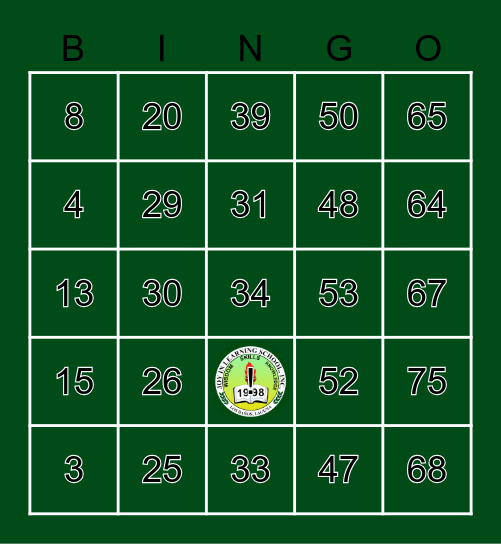 JILS Bingo Day Bingo Card
