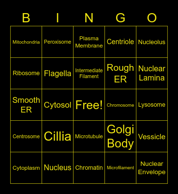 Cytology Bingo Card