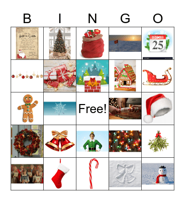 Christmas Bingo Card