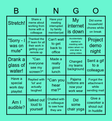 Tej, Swami, Sudha team connect Bingo Card