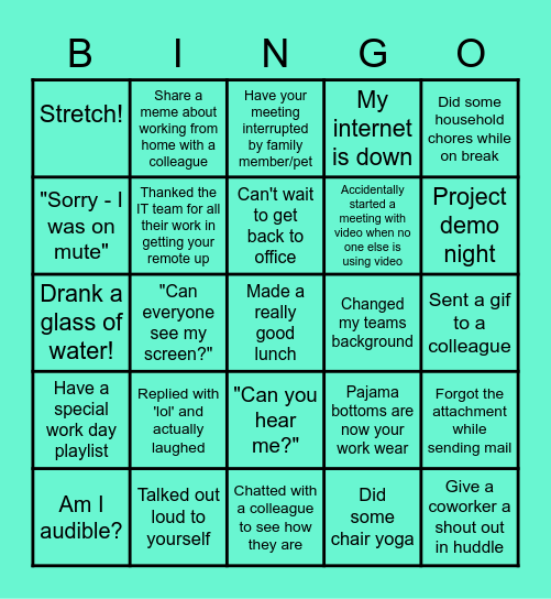 Tej, Swami, Sudha team connect Bingo Card