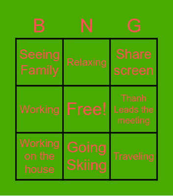 Meeting 12/10/21 Bingo Card