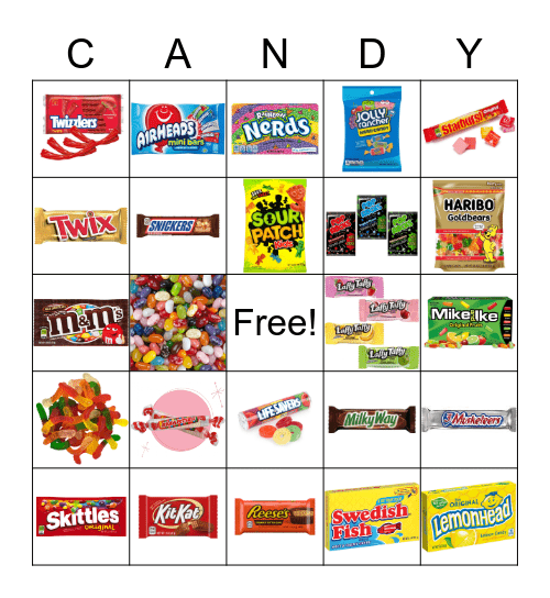 ☆ Candy Bingo ☆ Bingo Card