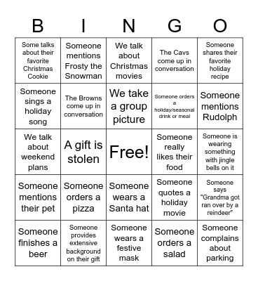 SALO Bingo Card