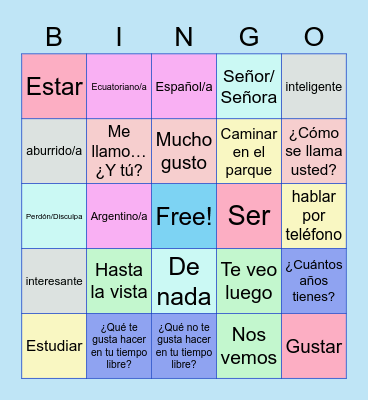 Britney Vazquez Bingo Card