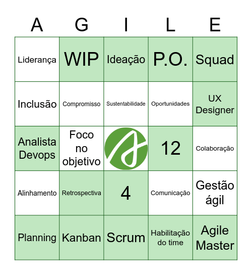 BINGO ÁGIL Bingo Card