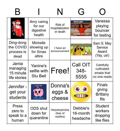 ODS Bingo FA21 Bingo Card
