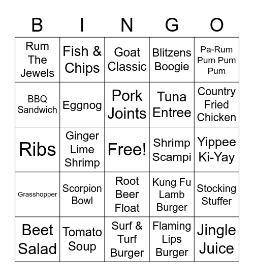 Broncos Bingo Card