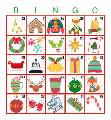 Joyeux Noël DSS Bingo Card