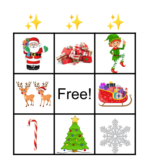 Christmas Bingo Card