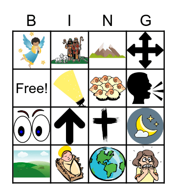 Go Tell It On the Mountain Bingo Card