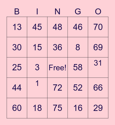PCBINGO_351186 Bingo Card