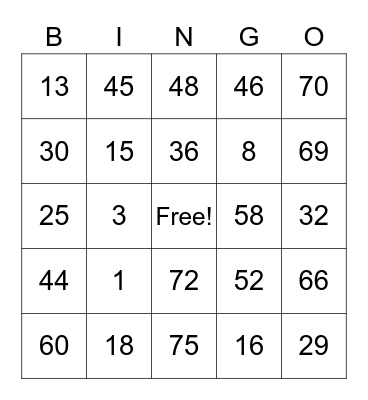 PCBINGO_351186 Bingo Card