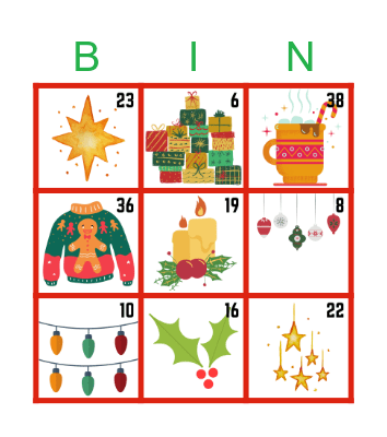 Christmas Bingo Card