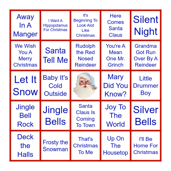 Mrs. Loganbill's Elves Bingo Card