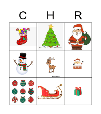 CHRISTMAS Bingo Card