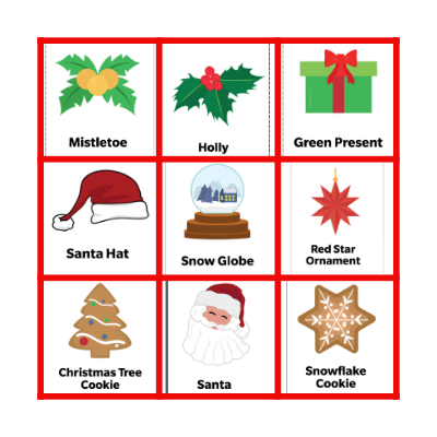 TSBI CHRISTMAS BINGO Card