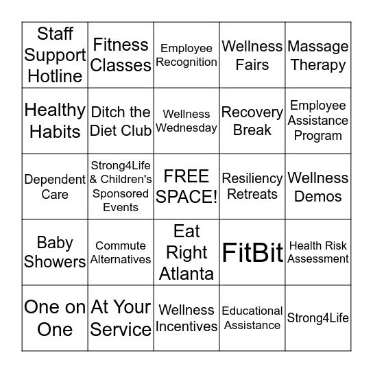 Neo-Go Bingo Card