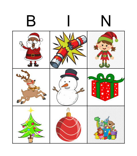 CHRISTMAS Bingo Card