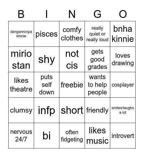 do you kin hetalianbliss? Bingo Card