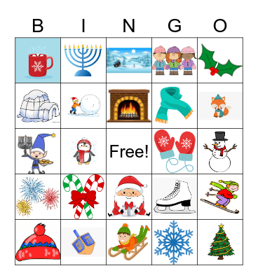 Winter Bingo Card