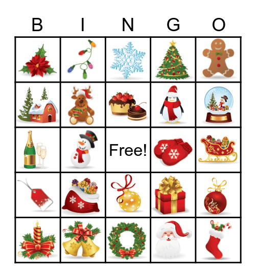 Christmas Bingo Card