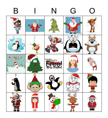 Christmas Bingo Card