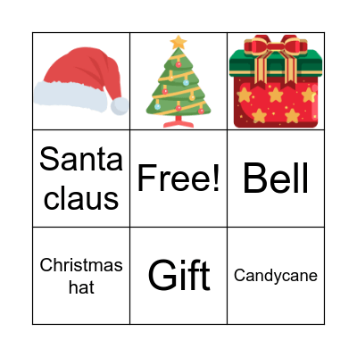 Christmas Bingo! Bingo Card