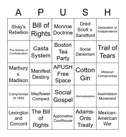 apush-bingo-card