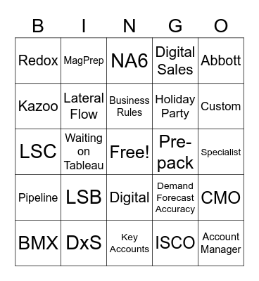 NADX-DEC Bingo Card