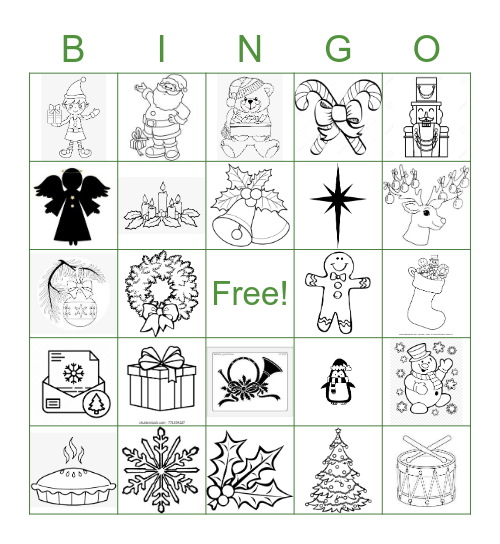 TABS Christmas Bingo Card